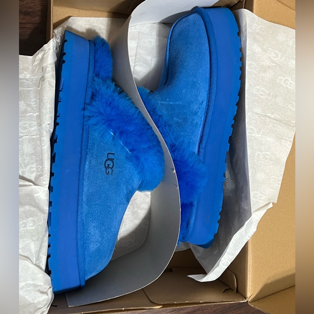 Blue Platform Ugg Slippers! BRAND NEW